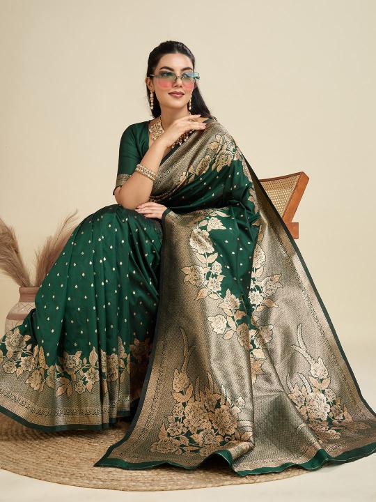 Akshara kanjivaram silk gujarat saree
